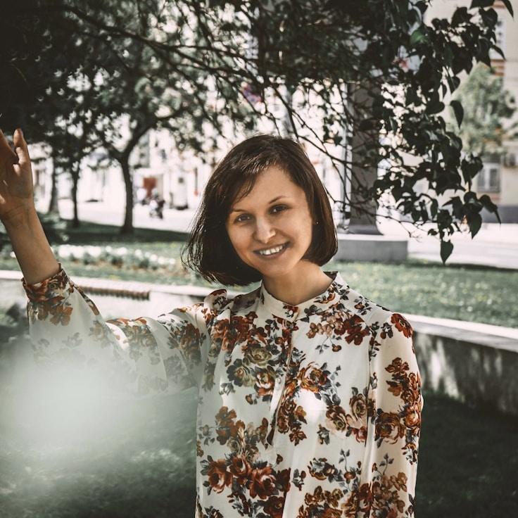 Portrait of Rhea Nakamura, group coordinator and fusion cooking expert